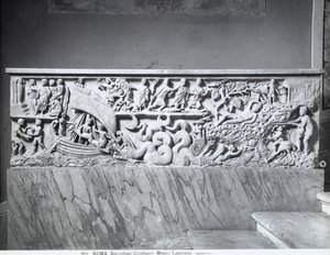 Sarcófago pré-cristão (mármore) de Roman Roman