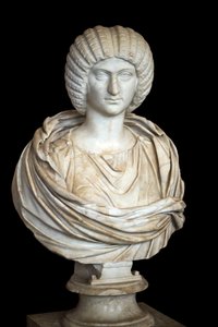 Julia Domna (ca. 170 - 217 d.C.), mármore, arte romana de Roman Roman