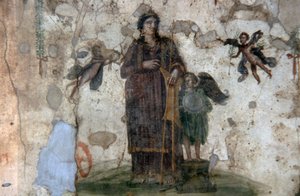 Vénus Pompeiana, fresco da Teberna dos Quatro Deuses, Via dell