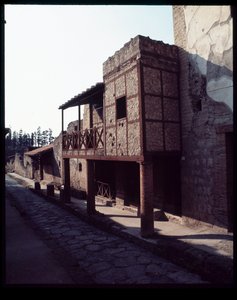 Vista de uma casa, século V a.C. - século I d.C. de Roman Roman