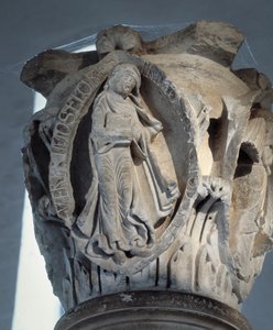 Capital do coro (escultura de Romanesque