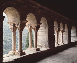 Vista do Priorado de Romanesque