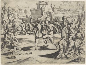 lutadores de petróleo turcos de Romano Alberti