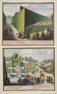 The Park at Enghien, c.1685, ilustração de uma 