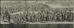 Procissão Fúnebre da Rainha Maria II, 1695 de Romeyn de Hooghe