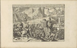 Godsdienstige handelingen en ceremoniën no Indiën
Duyvel en afgoden dienst / Service Diabolique et Idolatres des Circassiens, etc (título sobre o objecto)
As Índias Oriental e Ocidental e outros lugares (título da série) de Romeyn de Hooghe