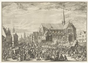 Entrada de Leopold I em Bruxelas, 1686
Entrada de Leopoldo I em Bruxelas após derrotar os turcos, 1686 (título da série) de Romeyn de Hooghe