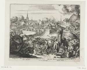 Trincheiras dos turcos para Viena Trincheiras, baterias e violência militar dos turcos etc. para Viena (título no objeto) de Romeyn de Hooghe