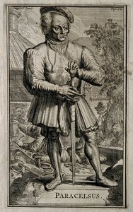 Philippus Theophrastus Aureolus Bombastus de Hohenheim Paracelsus. de Romeyn de Hooghe