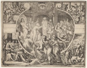 Ressurreição de Lázaro com cenas da vida de Cristo de Romeyn de Hooghe