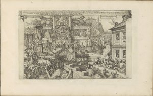 Religião no Japão
Japanse Afgoden / Ídolos dos japoneses (título sobre o objecto)
Les Indes Orientales et Occidentales et autres lieux (título da série) de Romeyn de Hooghe