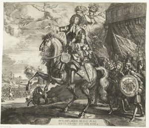 Retrato equestre de William III, Príncipe de Orange de Romeyn de Hooghe