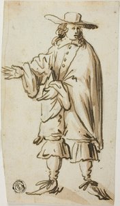 Homem de pé de Romeyn de Hooghe