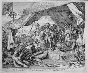 Ciclo de Impressão de Viena, Entrada do Imperador Leopoldo (1640-1705) na Tenda do Grão-Vizir, 1683