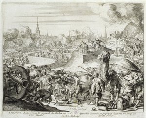 Ciclo de impressão de Viena, posição turca em Viena, 1683