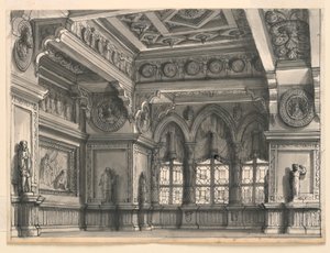 Cenário, Sala Gótica de Romolo Achille Liverani