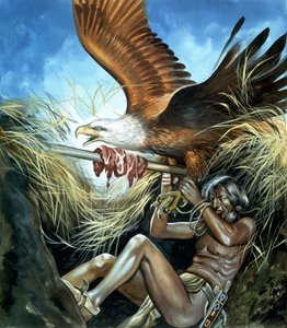 Águia e índio de Ron Embleton