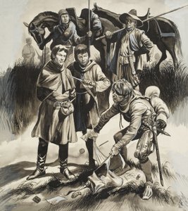 Papel-moeda (guache sobre papel) de Ron Embleton