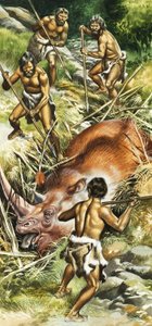 Caçadores pré-históricos de Ron Embleton