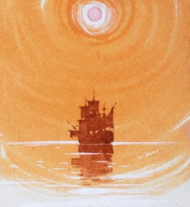 Navio à vela de Ron Embleton