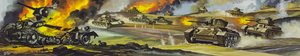 A Batalha de El Alamein de Ron Embleton