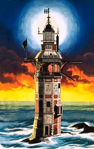 O farol de Eddystone de Ron Embleton