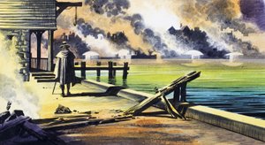 O Grande Incêndio de Londres de Ron Embleton