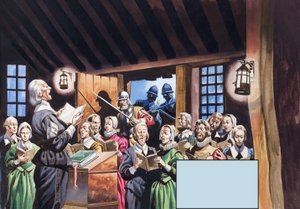 Os Pais Peregrinos de Ron Embleton