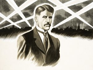 O seu Diário da Semana: Zeppelin Raids (Arnold Bennett) de Ron Embleton