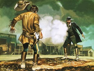 Wyatt Earp a trabalhar em Dodge City