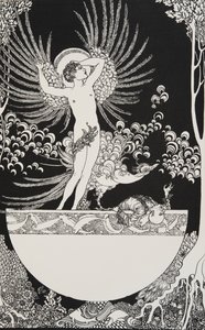 Ilustração de Rubáiyát de Omar Khayyam, 1920 de Ronald Balfour