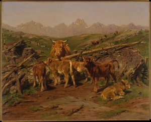 O desmame dos vitelos de Rosa Bonheur