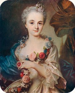 Retrato de uma Senhora Marquesa de Pompadour, século 18, 1906 de Rosalba Zuanna Carriera