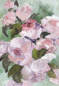 Rosas cor-de-rosa delicadas de Rosana Laiz Blursbyai