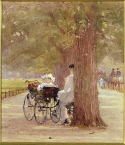 Um descanso na fileira de Rose Maynard Barton