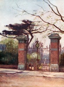 Entrada ao Jardim dos Apothecaries de Rose Maynard Barton