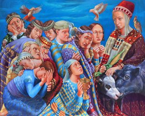 José e os seus irmãos, 2018 (óleo sobre tela)