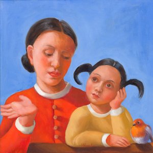 Aprender coisas novas, 2022 (óleo sobre tela)