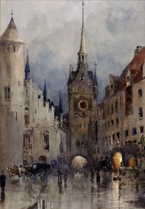 Cena de rua em Munique, 1880. de Ross Turner