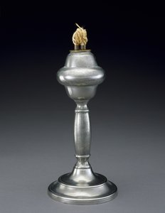 Lâmpada de fluido, c. 1840-1860 (estanho) de Roswell Gleason