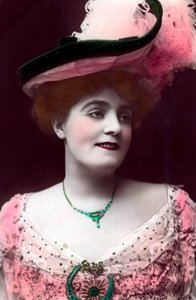 Evie Greene 1875-1917, atriz inglesa, 1906. de Rotary Photo