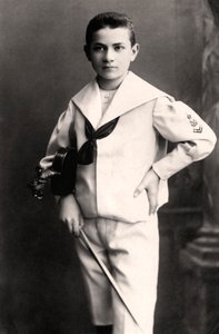 Mischa Elman 1891-1967, violinista ucraniano, início do século XX.