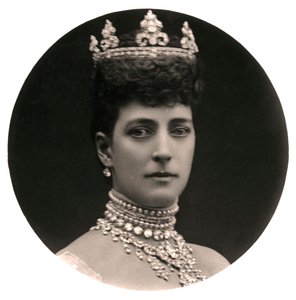 Rainha Alexandra 1844-1925, rainha consorte do rei Eduardo VII, final do século XIX.