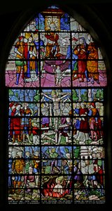 Janela retratando cenas da vida de St Denis, 1530-40