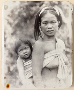 Ifugao mãe e filho de Roy Barton
