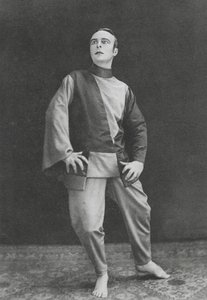 Rudolf von Laban, bailarino austríaco (fotografia a preto e branco) de Ruben Sobol