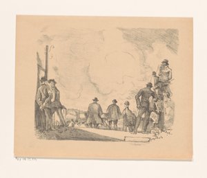 Pista de cavalos em Berlim Rennplatz em Berlim (título no objeto) de Rudolf Grossmann