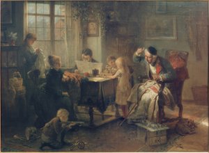 Cena familiar de Rudolf Hausleithner