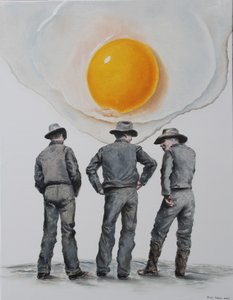 Fake, 2024 (óleo sobre tela)