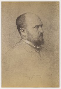 Henry James (litho) de Rudolf Lehmann